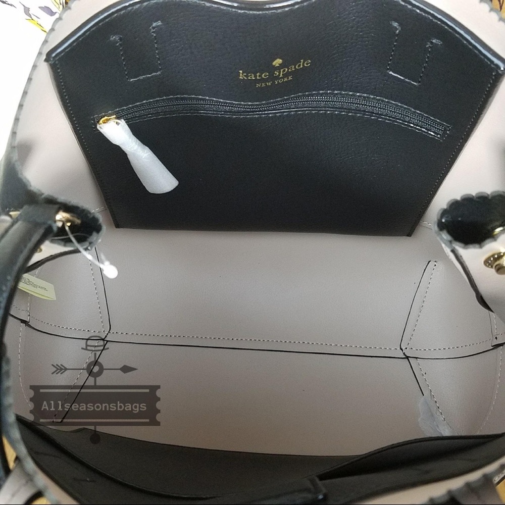 NWT kate spade NY Small GIORGIA crossbody black - Picture 7 of 8